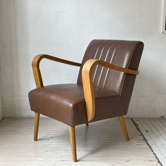 クラッシュゲート CRASH GATE ノットアンティークス Knot antiques ベスパ VESPA 1シーターソファ アーム付 PVCレザー カフェスタイル  ★