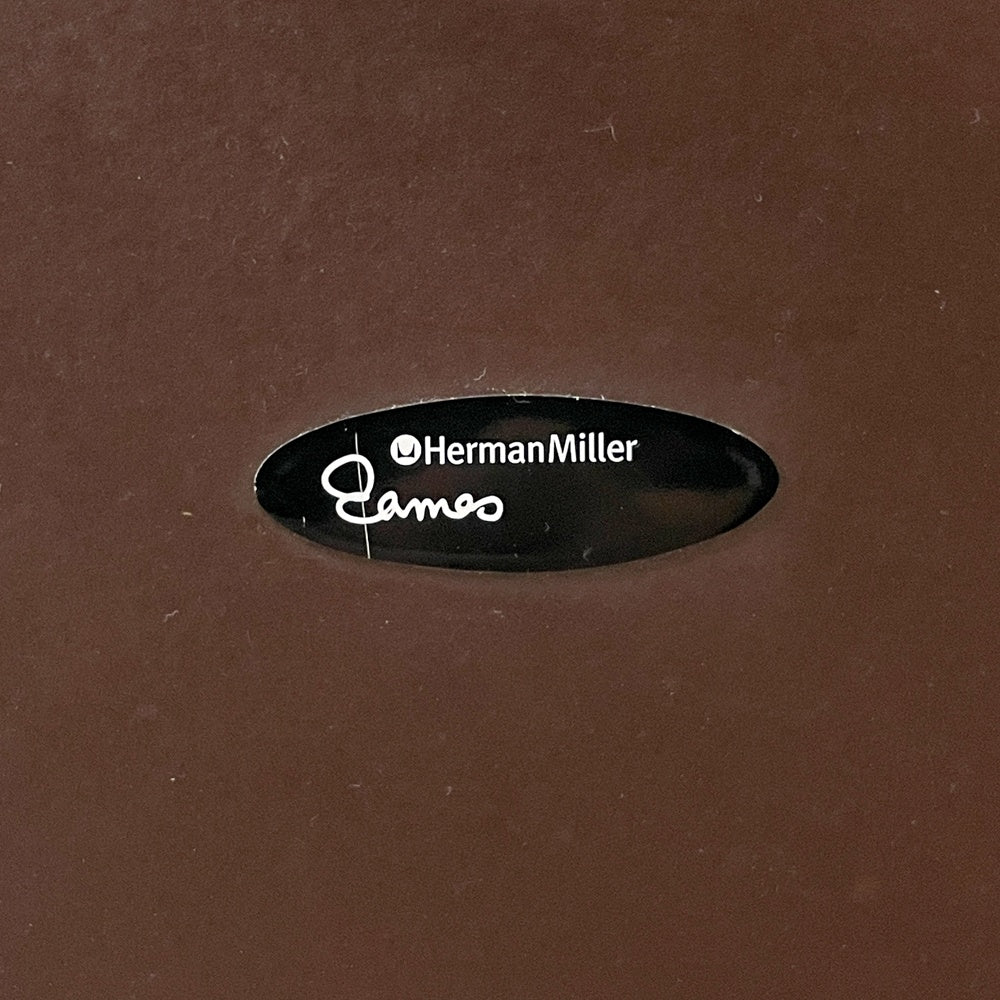 ハーマンミラー Herman Miller LTRT ワイヤーベース ローテーブル メラミントップ バーチ材 C&R イームズ ブラック お膳 W39.5cm ミッドセンチュリー ●