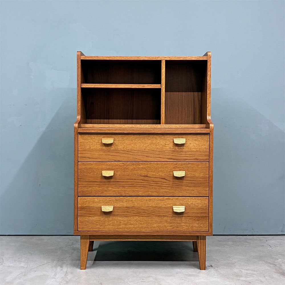 ウニコ unico クルト KURT ライティングデスク オーク材 ビューロー キャビネット 北欧スタイル 収納 廃盤品 ◎