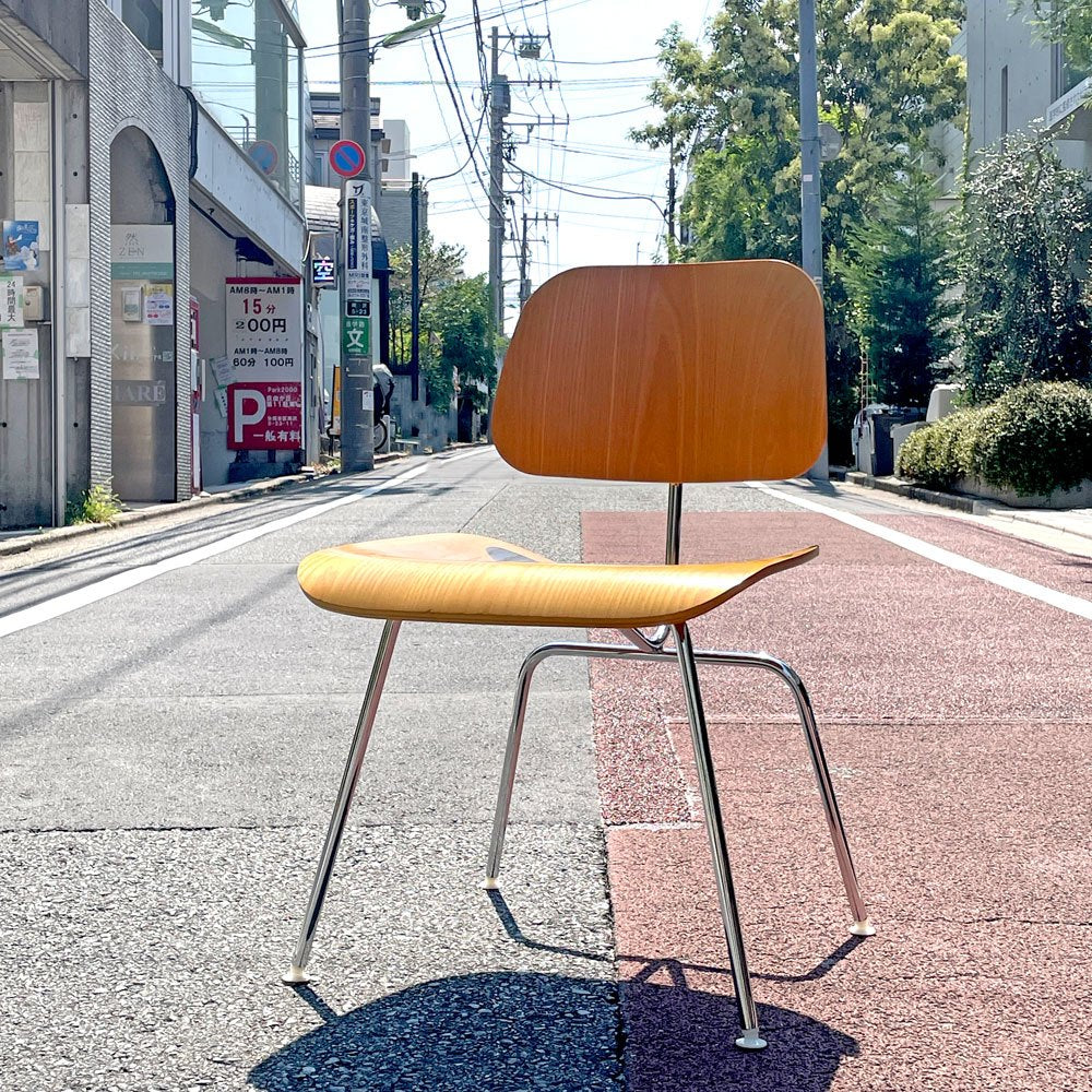 ハーマンミラー Herman Miller DCM ダイニングチェア メタルレッグ プライウッド アッシュ イームズ C&R. Eames ミッドセンチュリー ■