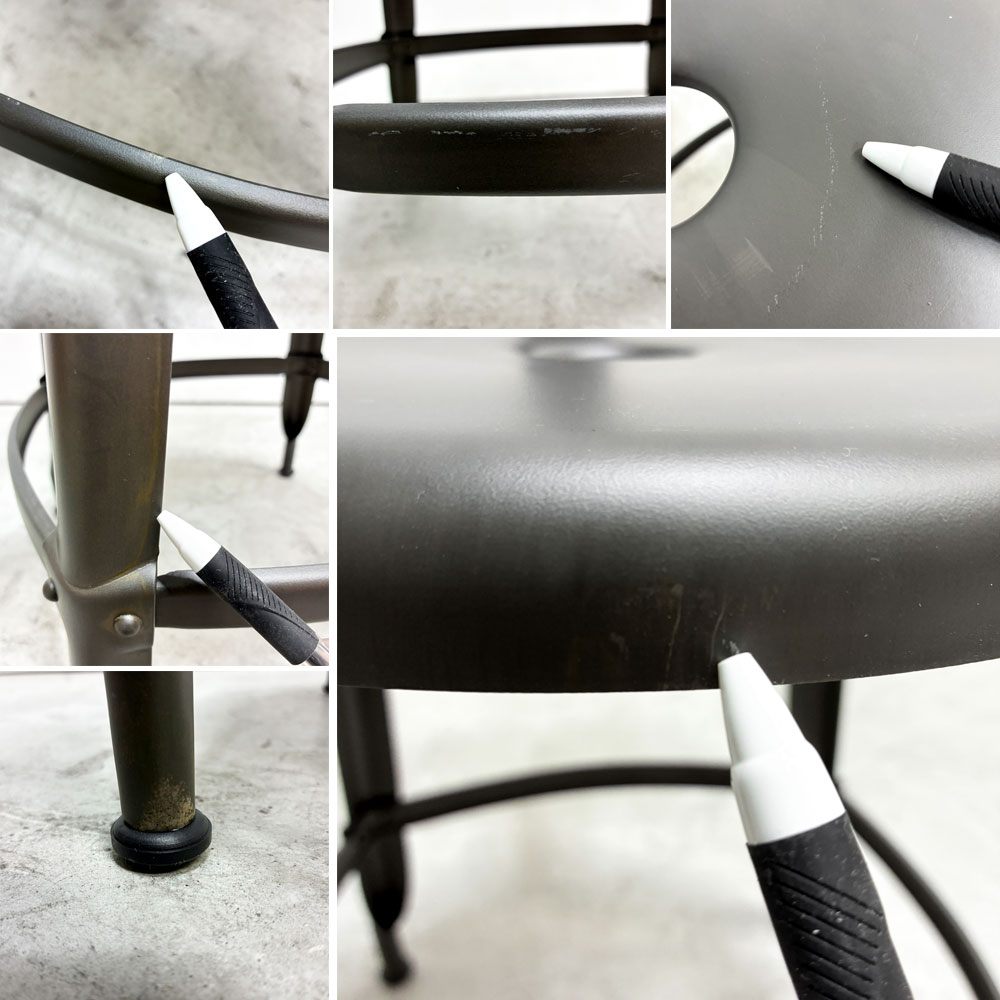 フェールトラヴァイユ FER TRAVAIL ニコルチェア NICOLLE Chair SH45 ダイニングチェア スチール マットクリア仕上げ 別注モデル インダストリアル フランス C ●