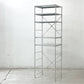 無印良品 MUJI スチールユニットシェルフ オープンシェルフ スチール棚 5段 W58 H175cm ●
