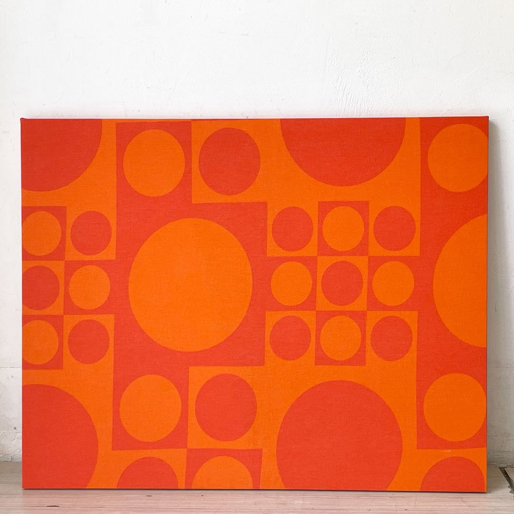 イノベーション INNOVATION ジオメトリ Geometri ファブリックパネル 91x73ｃｍ ヴェルナー・パントン Verner Panton ★