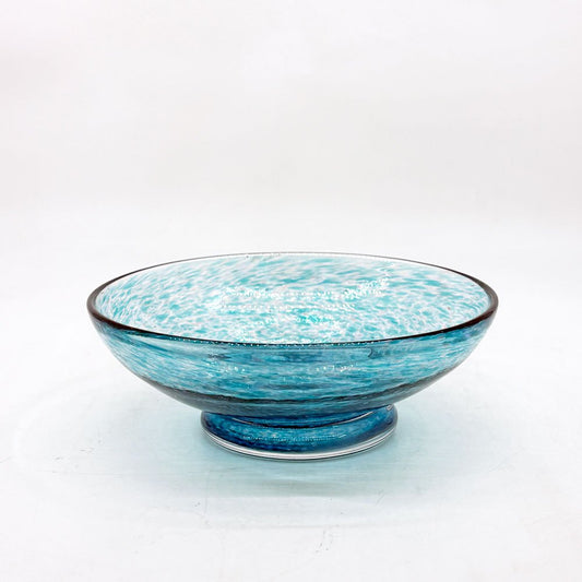 広沢葉子 Monet ガラス菓子器 ボウル 小鉢 宙吹き技法 現代作家 ●