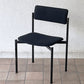 アスコ ASKO キキチェア KIKI CHAIR ダイニングチェア スチール ファブリック ブラック イルマリ・タピオヴァーラ フィンランド 北欧家具 ビンテージ ◇