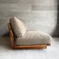 モモナチュラル MOMO Natural クラウドローソファ CLOUD LOW SOFA 2Pソファ 2人掛け オーク材 帆布 ベージュ 参考定価￥154,000- ♪