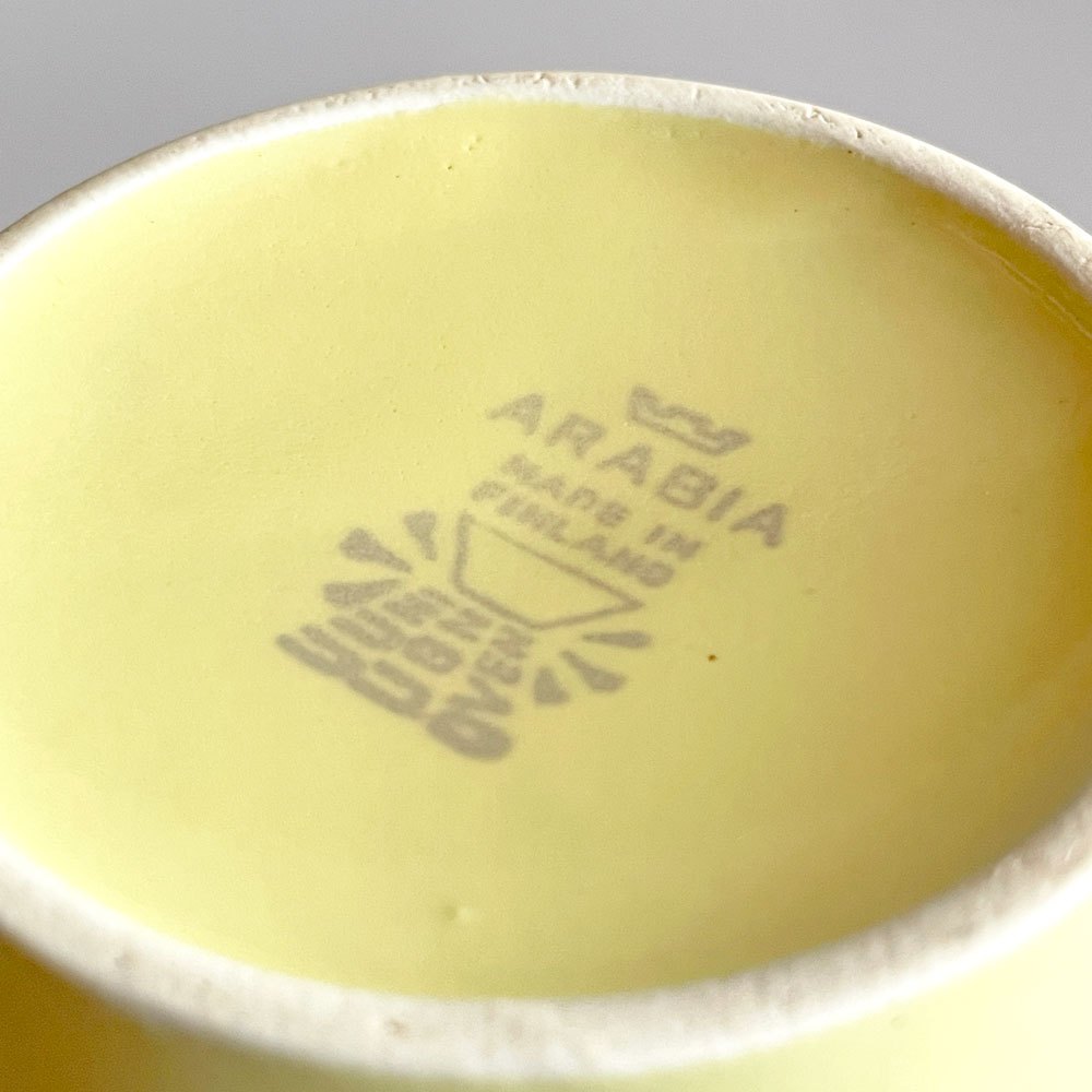 アラビア ARABIA キルタ KILTA キャニスター イエロー カイフランク Kaj Franck フィンランド 北欧ビンテージ ■