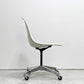 ハーマンミラー Herman Miller サイドシェルチェア セカンド 2nd FRP パーチメントカラー キャスターベース イームズ ビンテージ ●