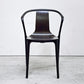 ヴィトラ Vitra ベルヴィルチェア Belleville Chair アームチェア ダイニングチェア スタッキングチェア オーク材 ダークブラウン系カラー ロナン & エルワン・ブルレック A ●