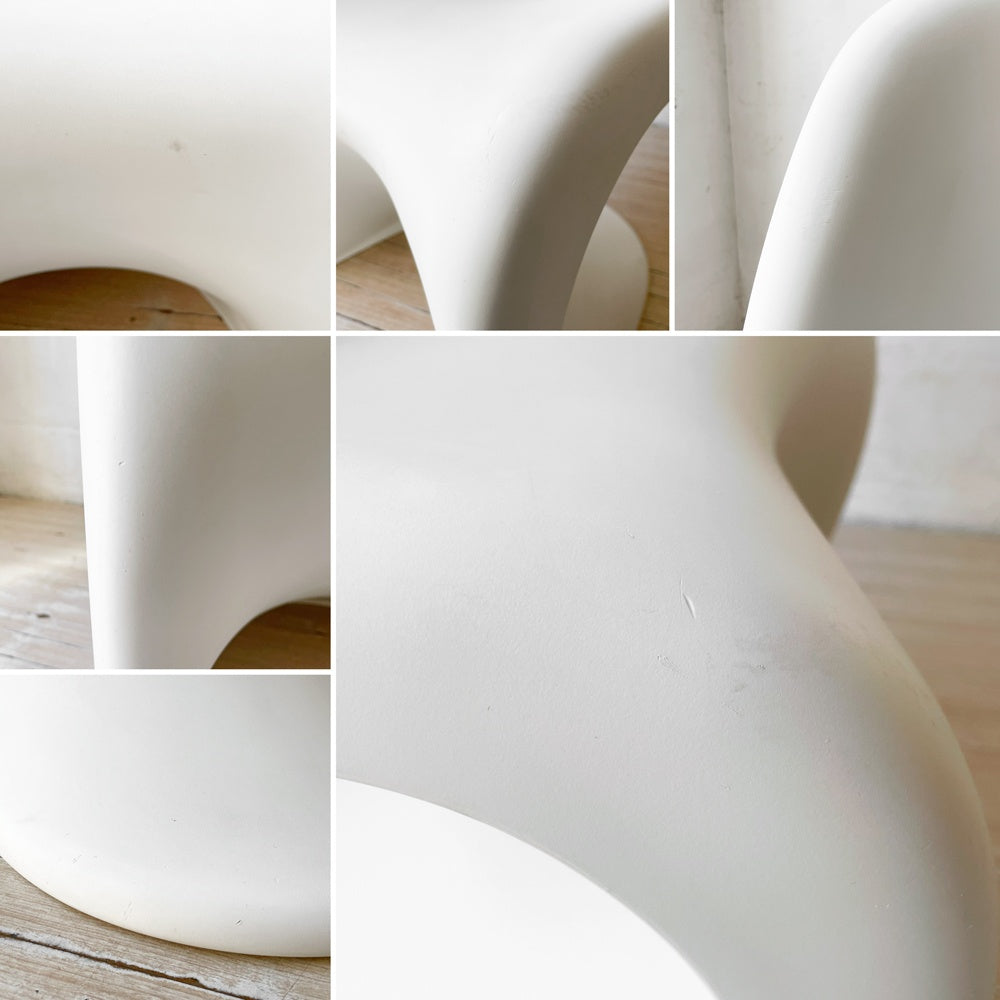 ヴィトラ vitra パントンチェア ダイニングチェア スタッキングチェア ホワイト ヴェルナー・パントン Panton ミッドセンチュリー スペースエイジ ★