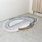 アートラグ Art Rug ラグマット カーペット モノクローム 変形デザイン アシメトリー モダンデザイン W200cm ●