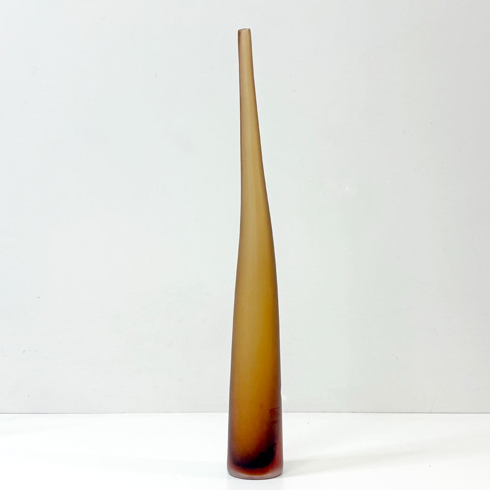 アーケード Arcade バンブーベース Bambu vase ガラスベース  フラワーベース ローラ・デ・サンティジャーナ イタリア ムラーノガラス オレンジ ●