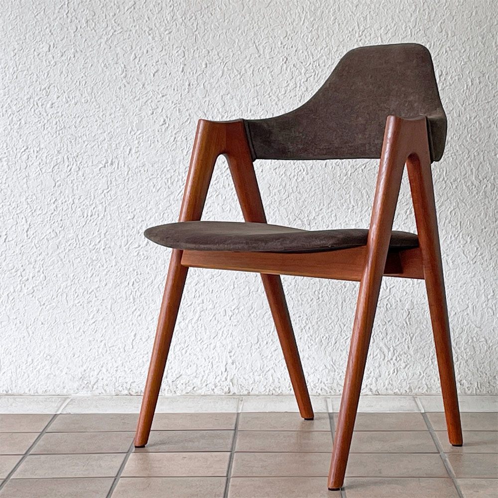 SVA Møbler スコウアンデルセン Schou Andersen Møbelfabrik ビンテージ コンパスチェア ダイニングチェア チーク材 カイ・クリスチャンセン Kai Kristiansen 北欧 デンマーク ◇