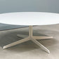 フリッツハンセン Fritz Hansen スペーステーブル SPACE TABLE コーヒーテーブル ローテーブル Φ100cm ラウンド ガラス天板 スチールレッグ イエス＋ラウブ ◎