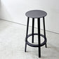 ヘイ HAY リボルバー バースツール ハイ REVOLVER BAR STOOL HIGH H76cm ブラック 回転式座面 レオン・ランズメイヤー デンマーク 定価￥56,100 - A ●