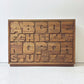 クラッシュゲート CRASH GATE ノットアンティークス Knot antiques ABC キャビネット 古材 チェスト アルファベット 大小抽斗計26杯 店舗什器 関家具 ●