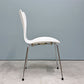 フリッツハンセン Fritz Hansen 3107 セブンチェア ホワイト ラッカー仕上げ スタッキング アルネ・ヤコブセン デンマーク 北欧家具 A ◎