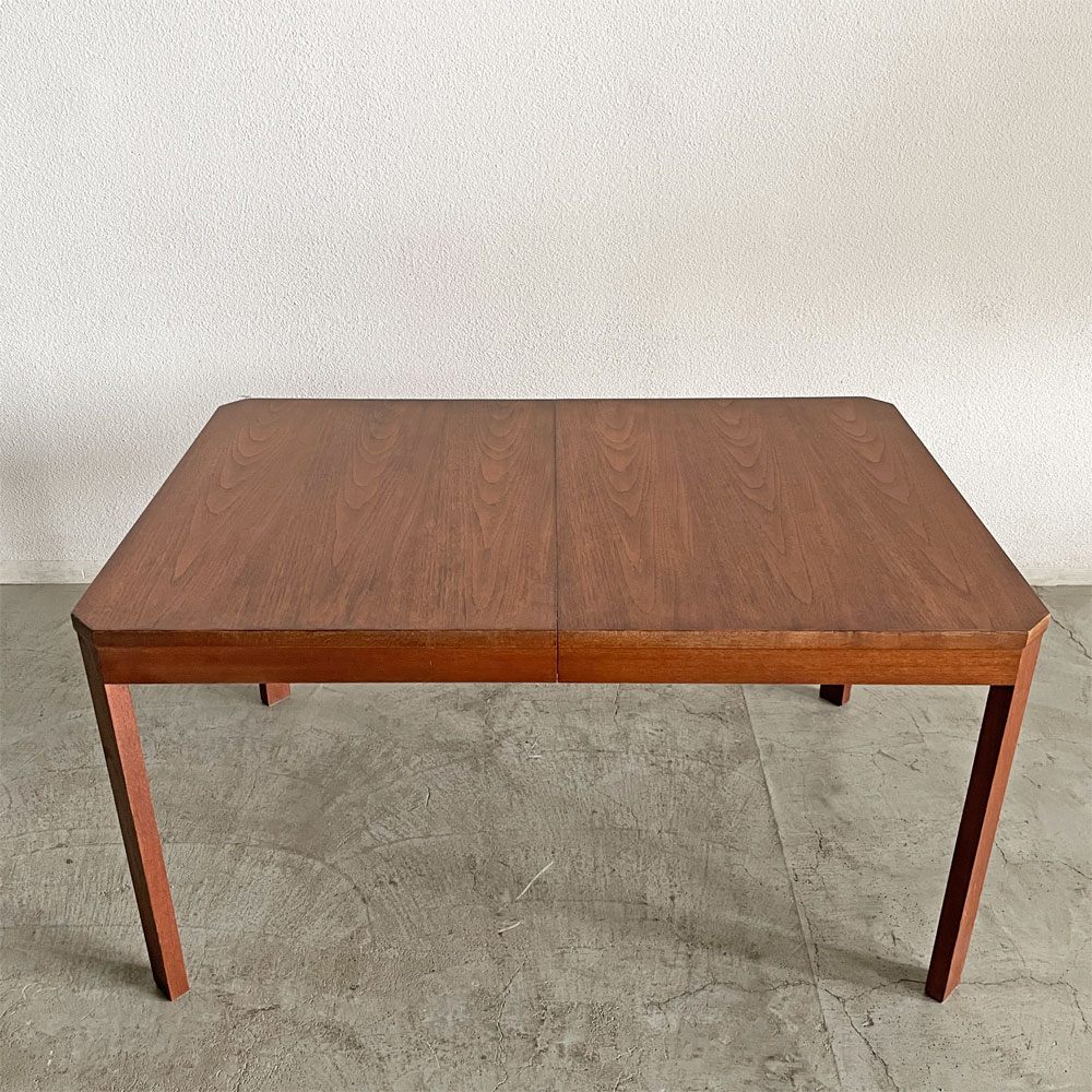 ジャパンビンテージ Japan Vintage チーク材 エクステンション ダイニングテーブル W130.5/180.5 cm 伸長式 〓