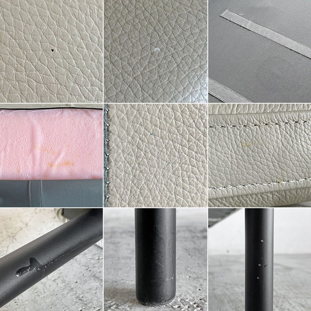 アクタス ACTUS ファイブバイファイブ five by five トランス TRANS システムソファ カウチソファ セパレートタイプ 3点セット W208cm 本革 オフホワイト系 参考価格￥316,800- 廃番 〓