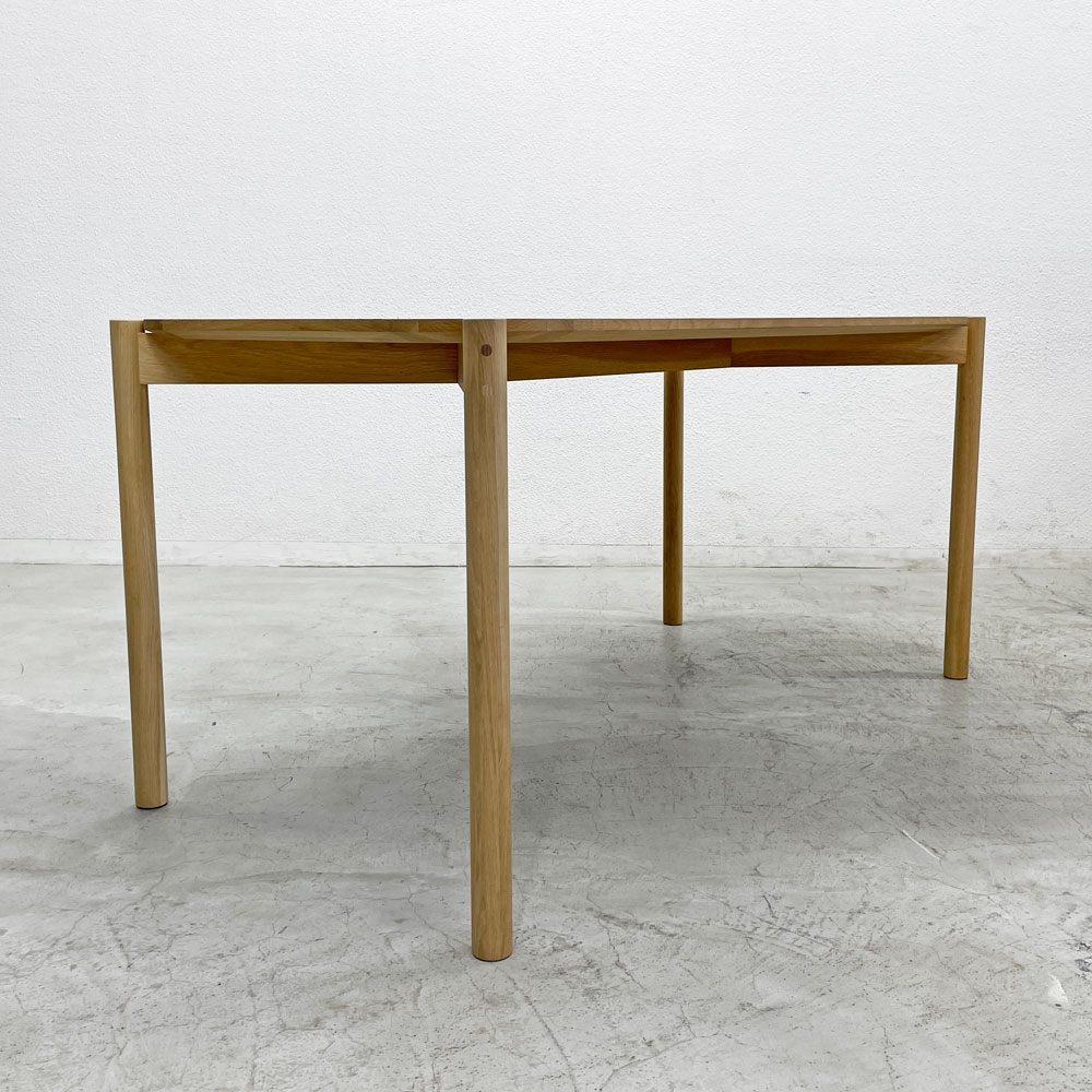 カリモクニュースタンダード Karimoku キャストール ダイニングテーブル CASTOR TABLE 150 国産ナラ材 ピュアオークカラー 定価145,200円 〓