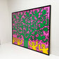 キース・ヘリング Keith Haring Untitled Tree of Life 1993 限定10枚 アートフレーム ポスター 113×92cm ポップアート ストリートアート 額装品 ●