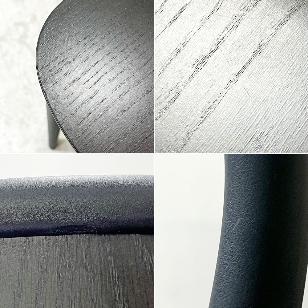 ヴィトラ Vitra ベルヴィルチェア Belleville Chair アームレスチェア ダイニングチェア スタッキングチェア オーク材 ダークブラウン系カラー ロナン & エルワン・ブルレック A ●