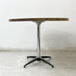 インダストリアルデザイン  Industrial design カフェテーブル ダイニングテーブル ラウンド天板 無垢集成材 Φ90cm ●