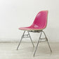 ハーマンミラー Herman Miller サイドシェルチェア サード 3rdビンテージ PVCレザー FRP製 スタッキングベース イームズ A ●