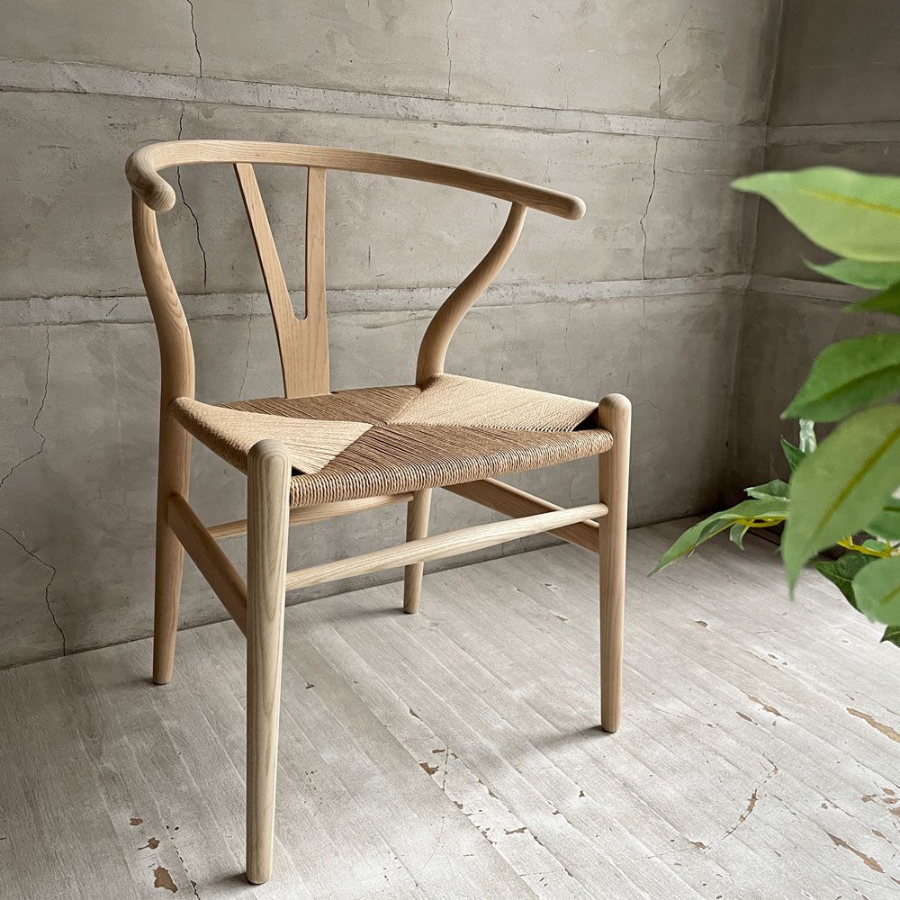 カールハンセン&サン Carl Hansen & Son CH24 Yチェア アッシュ材 ソープフィニッシュ 日本仕様サイズ 座面張替済 ハンス・J・ウェグナー デンマーク 北欧家具 ♪