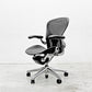 ハーマンミラー Herman Miller アーロンチェア Bサイズ ポスチャーフィット クラシックカーボンメッシュ ポリッシュドアルミベース ビル・スタンフ ＆ ドン・チャドウィック 〓