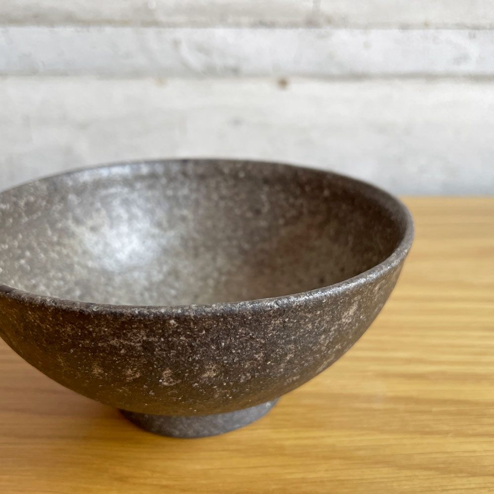 村上躍 白灰化粧飯碗 茶碗 ボウル 陶器 陶芸家 現代作家 B ♪