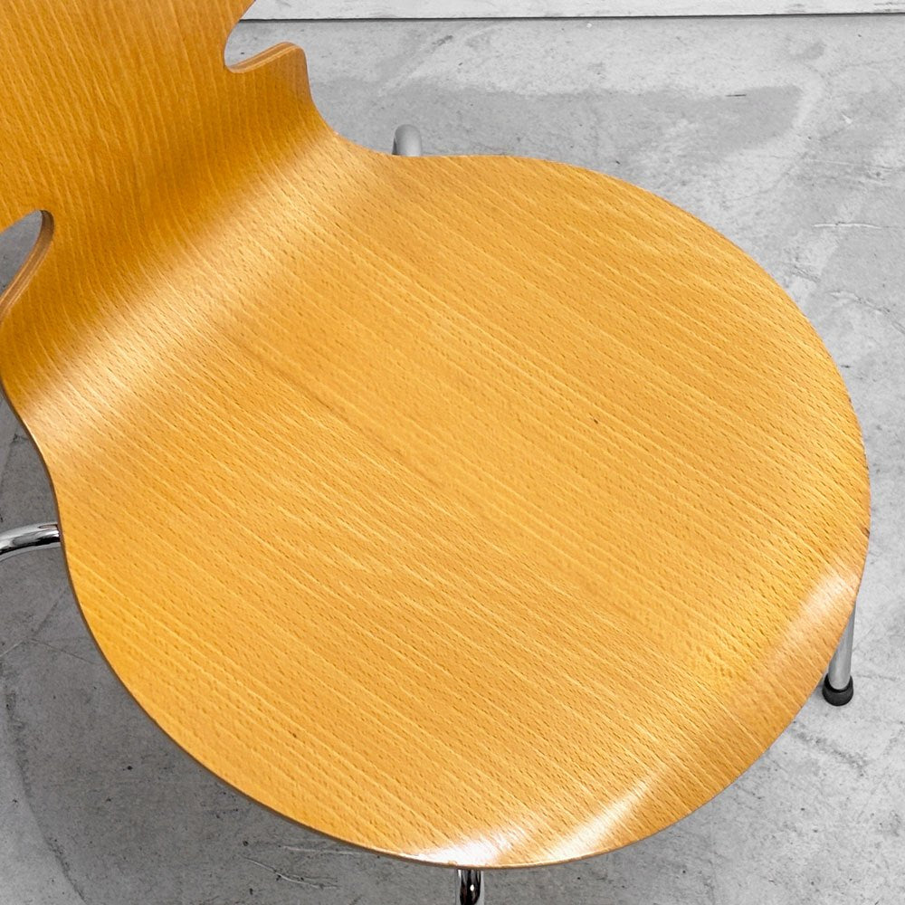 フリッツハンセン Fritz Hansen 3101 アリンコチェア アントチェア 4本脚 ナチュラルビーチ ラッカー仕上げ アルネ・ヤコブセン G ●