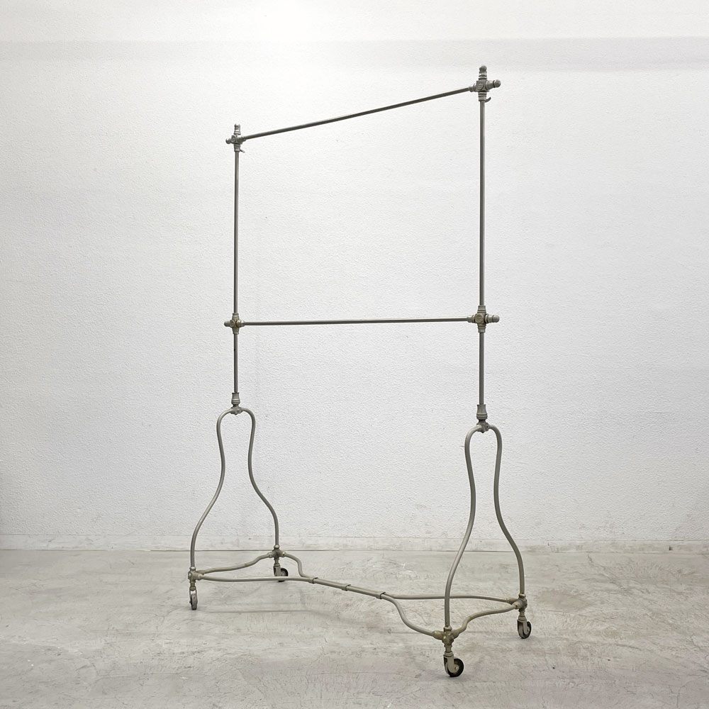P.Lauzur paris ハンガーラック 2段 W135xH200cm アイアン 鋳鉄 フランス ビンテージ 1900年代初頭 アールヌーボー 〓