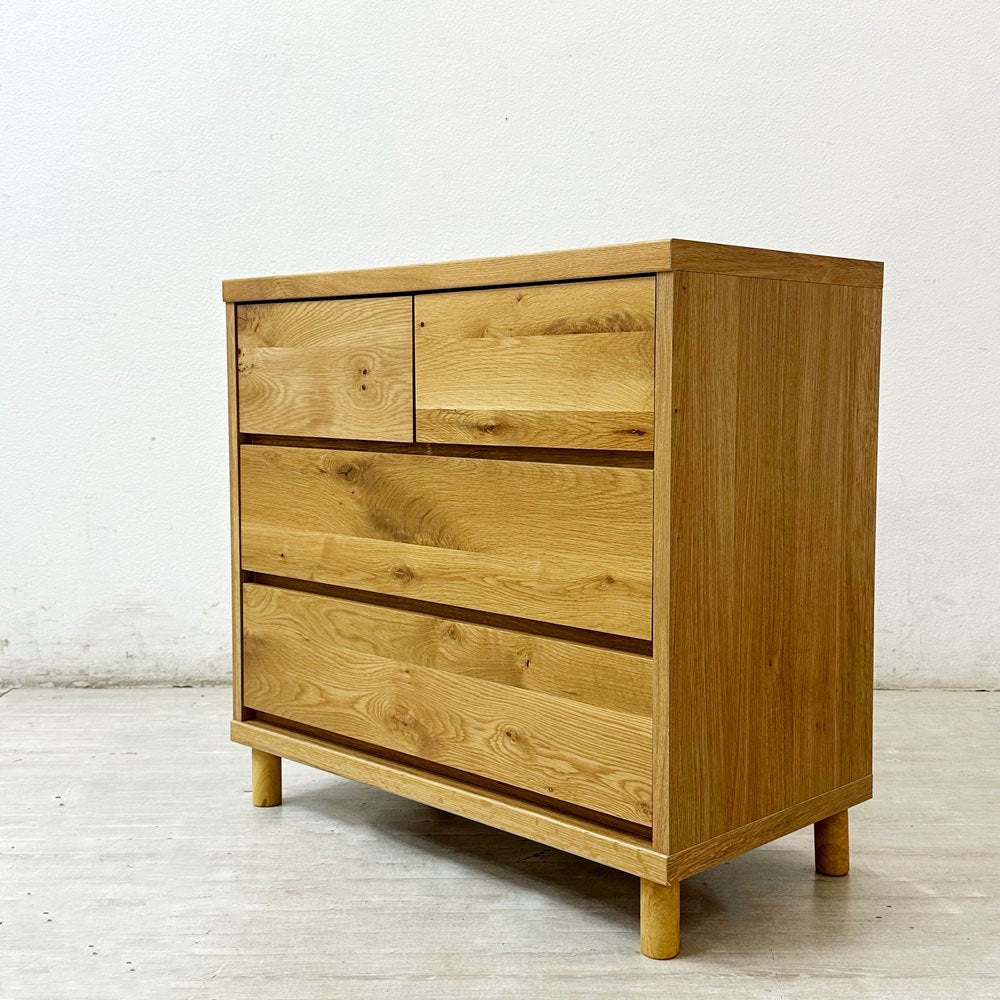 リセノ Re:CENO ハウタ HAUTA チェスト75 ホワイトオーク W75cm ナチュラルデザイン 定価：￥46,800- ●