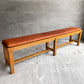 トラックファニチャー TRUCK FURNITURE SRベンチ SR BENCH ダイニングベンチ ナラ無垢材 レザー 本革 W175cm ♪