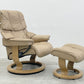 エコーネス EKORNES レノ RENO ストレスレスチェア stressless リクライニングチェア＆オットマン付 パロマレザー ヘッドレスト高さ調整 〓