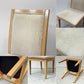 カリガリス Calligaris ダイニングチェア ハイバック ビーチ材 編み込み ファブリック ナチュラルモダン イタリア ●