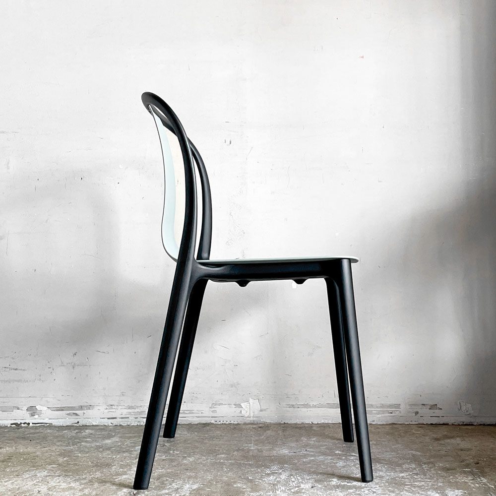 ヴィトラ Vitra ベルヴィルチェア Belleville Chair ダイニングチェア スタッキングチェア モスグレー ロナン & エルワン・ブルレック B ■