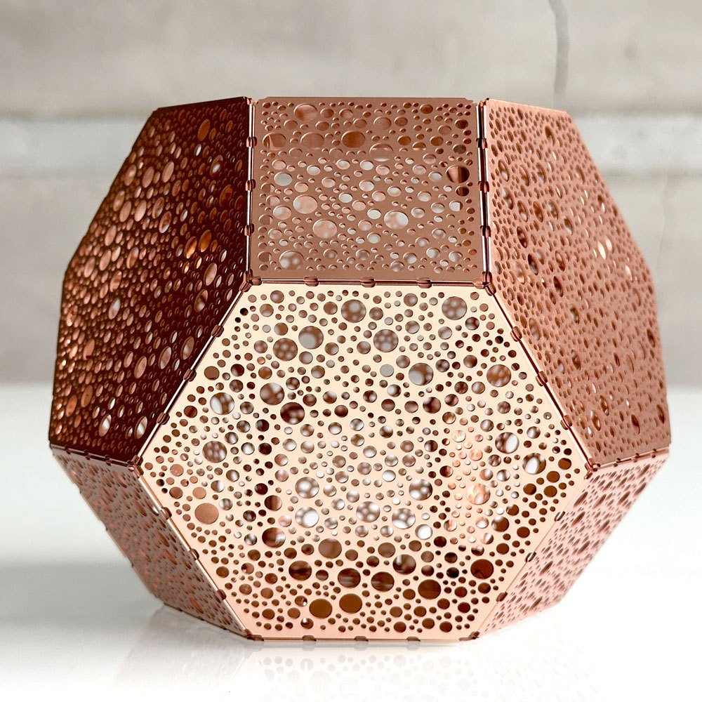 トムディクソン Tom Dixon エッチ ETCH ティーライトホルダー TEA LIGHT HOLDER ドット DOT コッパー 箱付 定価 ￥12,100-♪