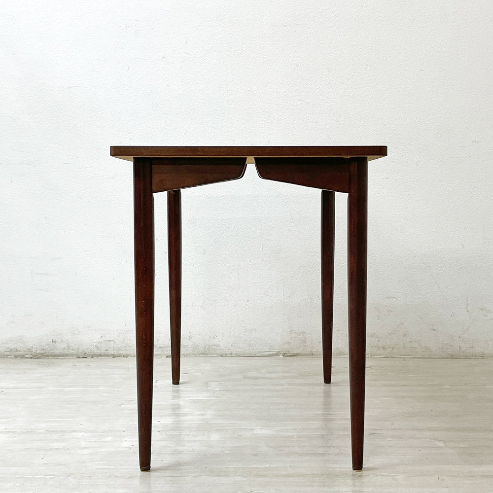 ジャパンビンテージ Japan Vintage スモール ダイニングテーブル デコラトップ W90cm レトロ ●
