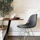 ハーマンミラー Herman Miller サイドシェルチェア モダンファニチャーセールス FRP製 ホワイトシェル ナウガレザー ダークグレー エッフェルベース C&R イームズ ◎