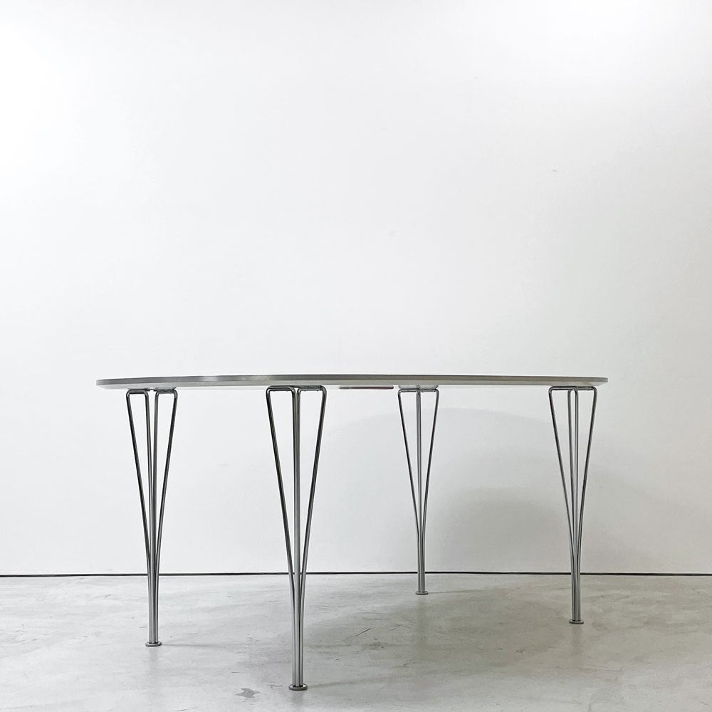 フリッツハンセン Fritz Hansen Bテーブル スーパー楕円テーブル ダイニングテーブル ピート・ハイン ブルーノ・マットソン アルネ・ヤコブセン デンマーク 北欧家具 ●