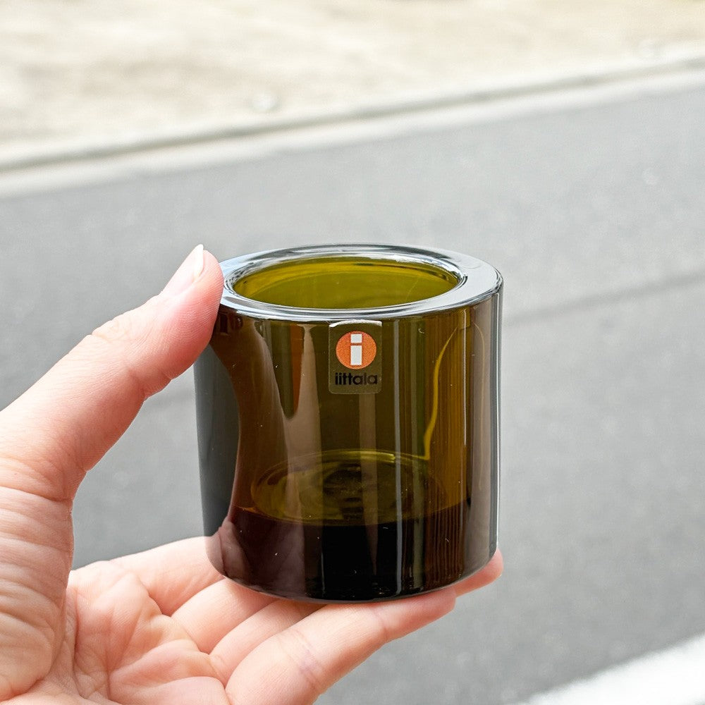 イッタラ iittala マリメッコ marimekko キビ kivi キャンドルホルダー オリーブ スコープ Scope別注 希少 廃番 北欧 フィンランド B ●