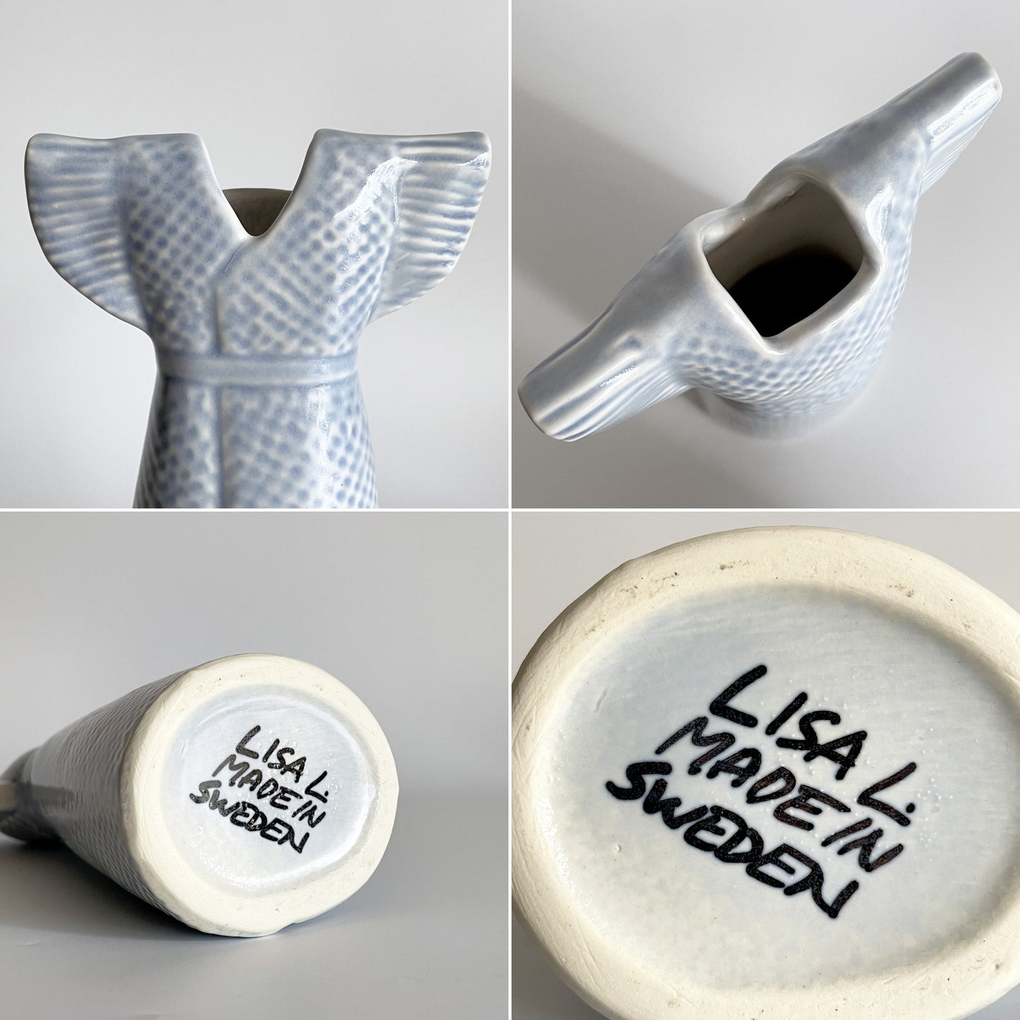 リサラーソン Lisa Larson ワードローブ Wardrobe ベースドレス Vases Dress フラワーベース 花瓶 オブジェ 置物 陶器 スウェーデン 北欧雑貨 ■