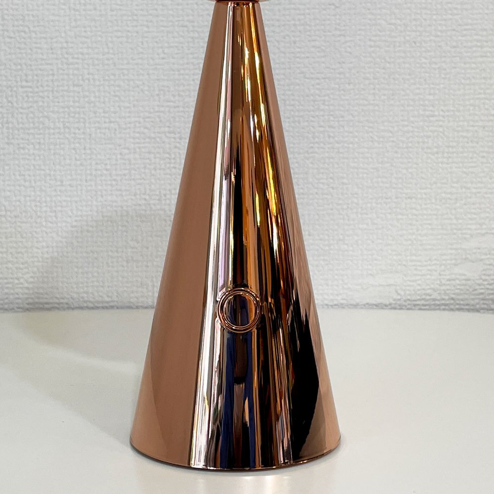 トムディクソン Tom Dixon メルトポータブル MELT PORTABLE コッパー 内蔵LED テーブルライト LED 間接照明 ヤマギワ取り扱い 未使用品 箱付 定価¥49,500- ◎