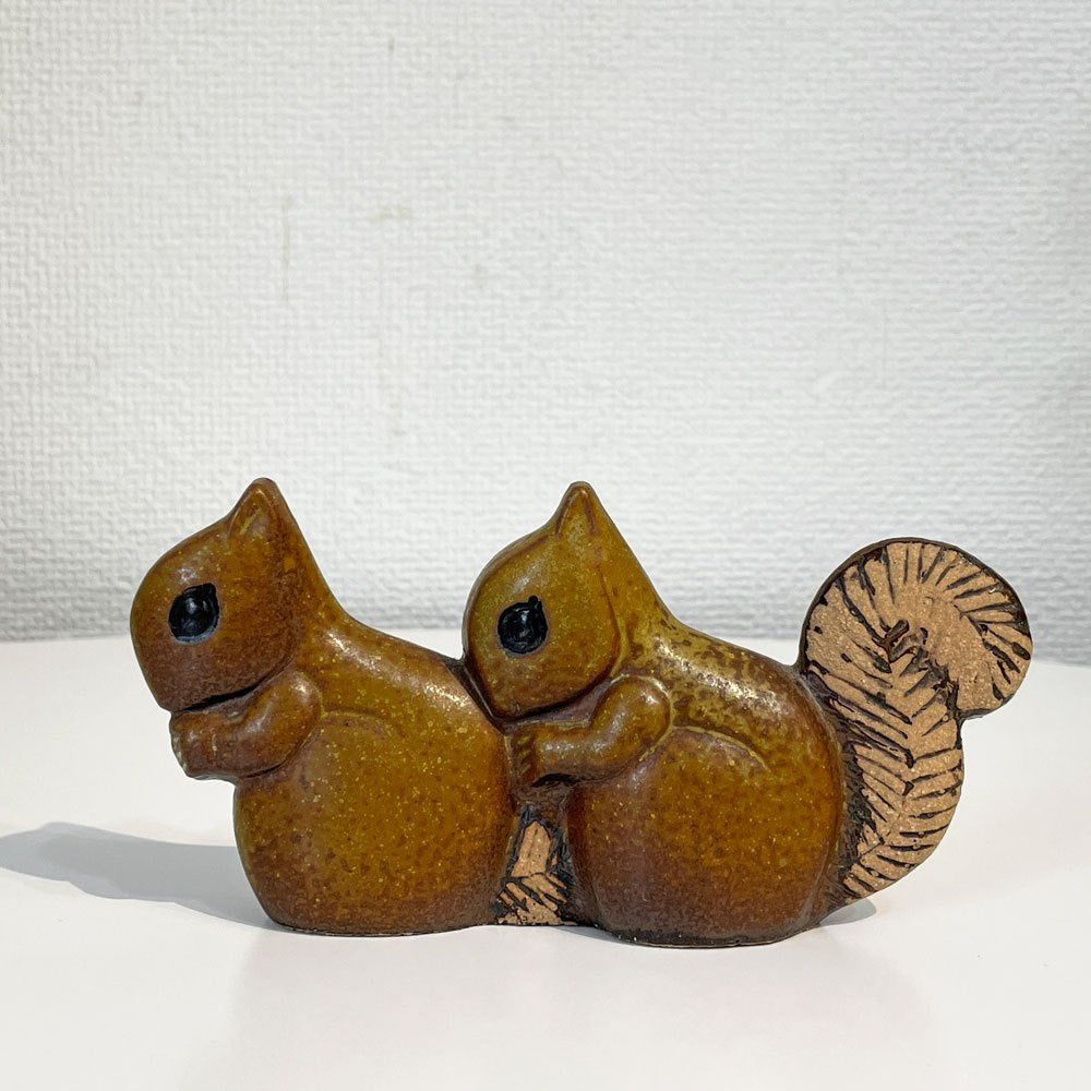 グスタフスベリ GUSTVSBERG ノアの方舟 Noah's Ark リス W15cm リサ・ラーソン Lisa Larson スウェーデン 北欧雑貨 北欧ビンテージ ◎