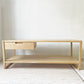 リラックスフォーム RELAX FORM クラム センターテーブル CLAM CENTER TABLE タモ材 W105cm 定価￥44,000- ★