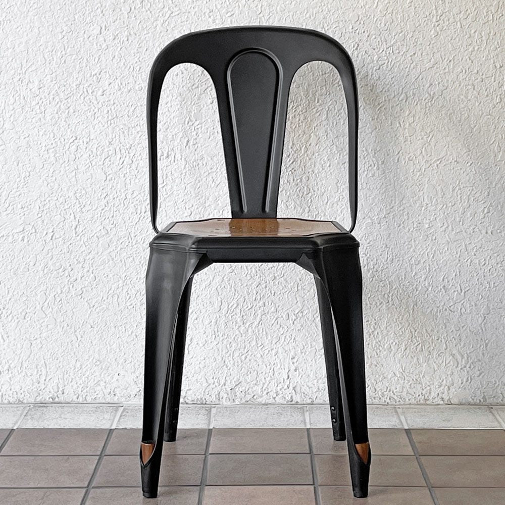 ノーザンオハイオインダストリアル Northern Ohio Industrial マルチプルズチェア Multipls Chair ダイニングチェア スタッキング ブラックスチール インダストリアルデザイン B ◇