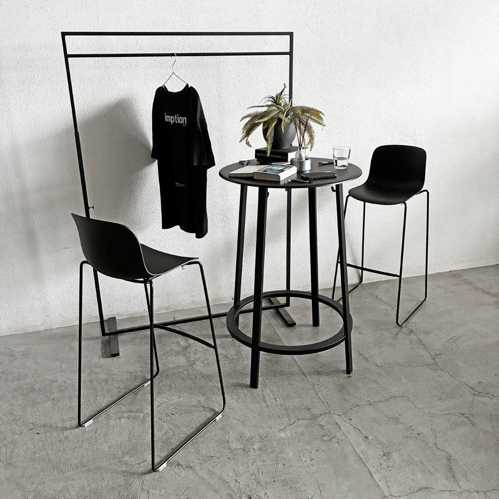 タイトル： マジス MAGIS トロイ TROY スツール 4-Legs ブラック マルセル・ワンダース Marcel Wanders ハイチェア カウンターチェア 定価￥80,300- iFデザインアワード受賞 イタリアモダン ミニマル B 〓