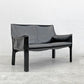 カッシーナ Cassina 414 CAB ラウンジアームチェア 2シーター キャブチェア 本革 マリオ・ベリーニ A 〓